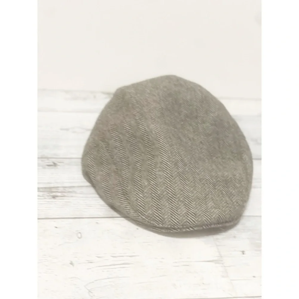 Jangoul Newsboy Brown Tweed Kids Hat.